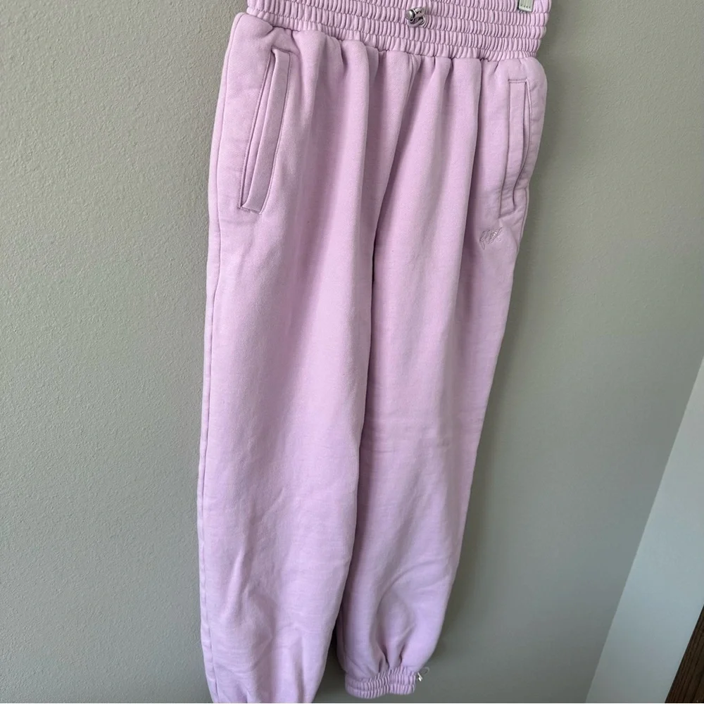 For Love & Lemons Josie Pink/Purple Jogger Sweatpants Lounge Small - Picture 5 of 15